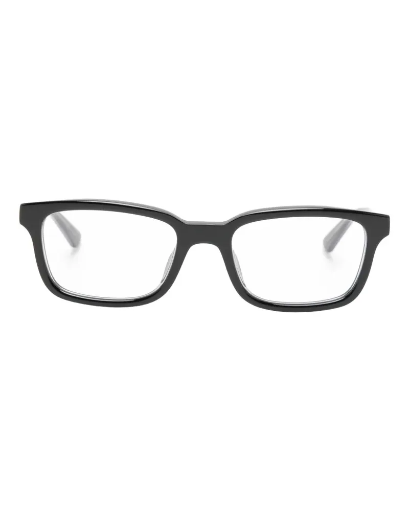Montblanc Brille mit eckigem Gestell - Schwarz Schwarz