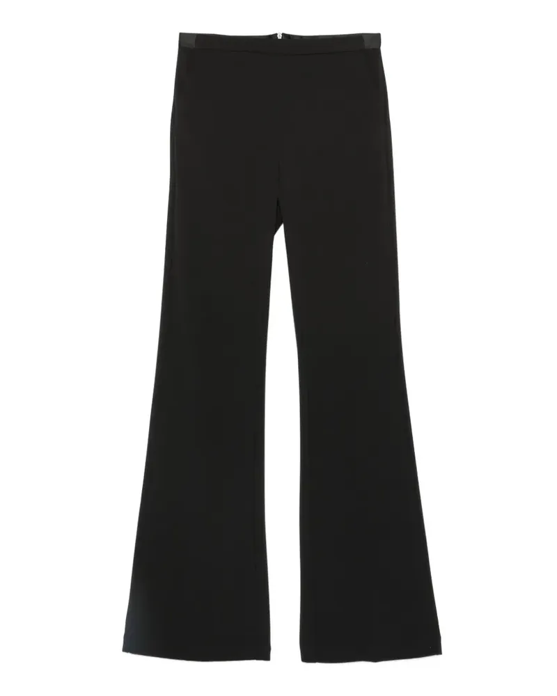 IMPERIAL Hose mit Satinbesatz - Schwarz Schwarz