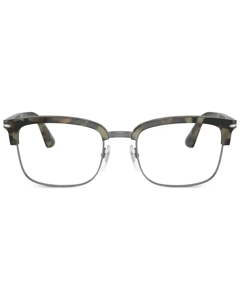 Persol Lina Brille mit eckigem Gestell - Grün Grün