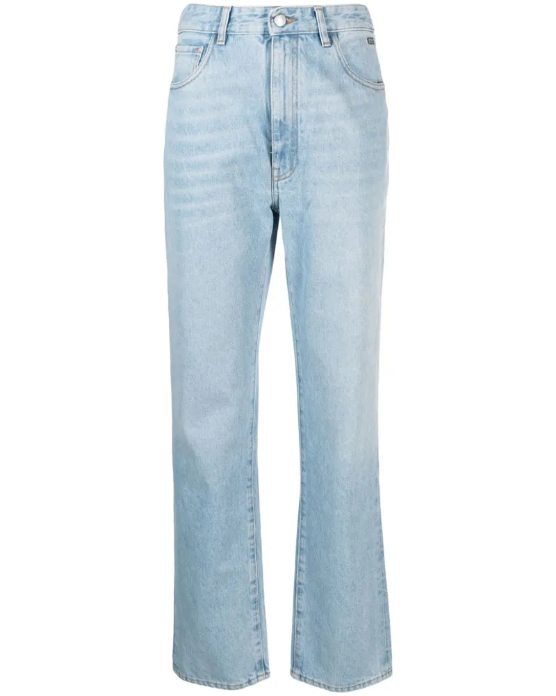 GCDS Choker Straight-Leg-Jeans - Blau Blau