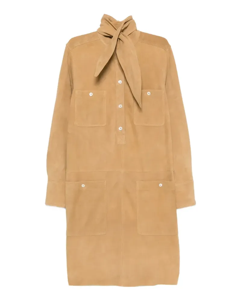 Ralph Lauren Minikleid aus Wildleder - Braun Braun