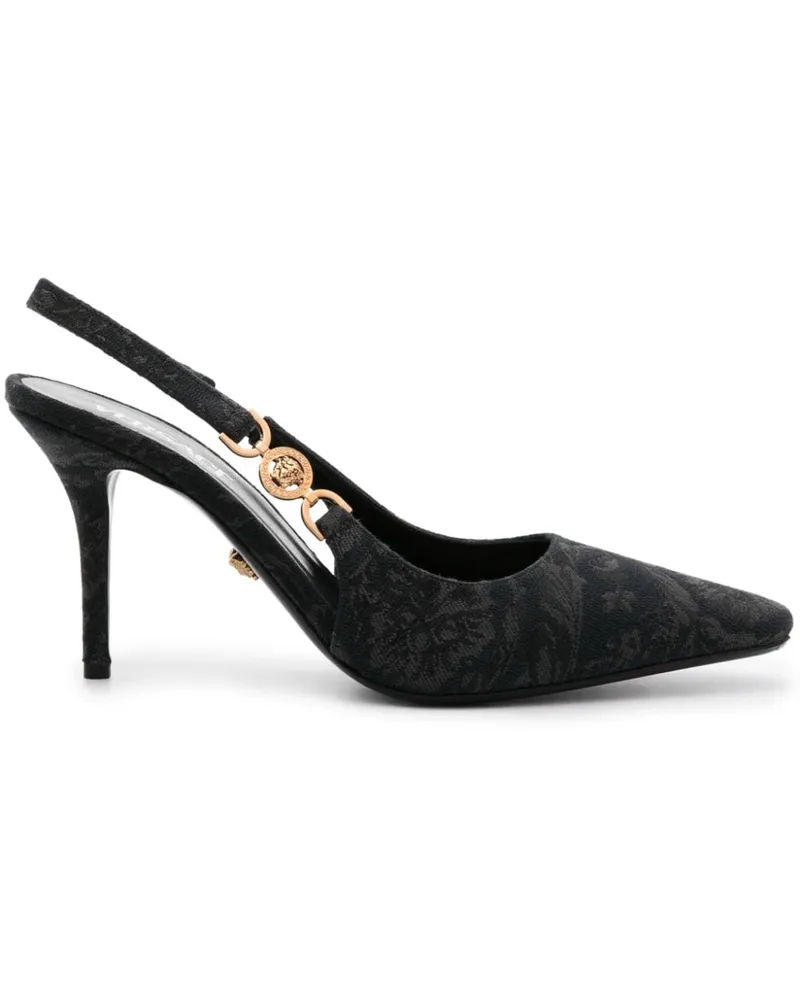 Versace Barocco Medusa '95 Slingback-Pumps - Schwarz Schwarz