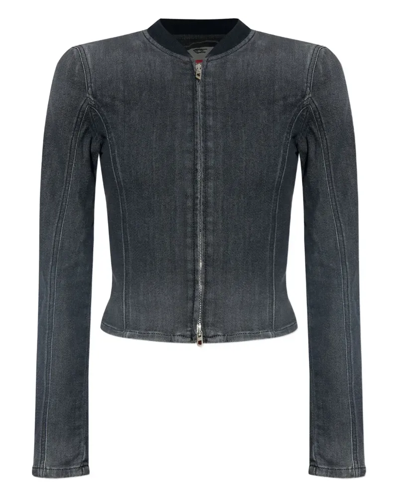 Diesel De-Gary-D Jacke mit Reißverschluss - Schwarz Schwarz