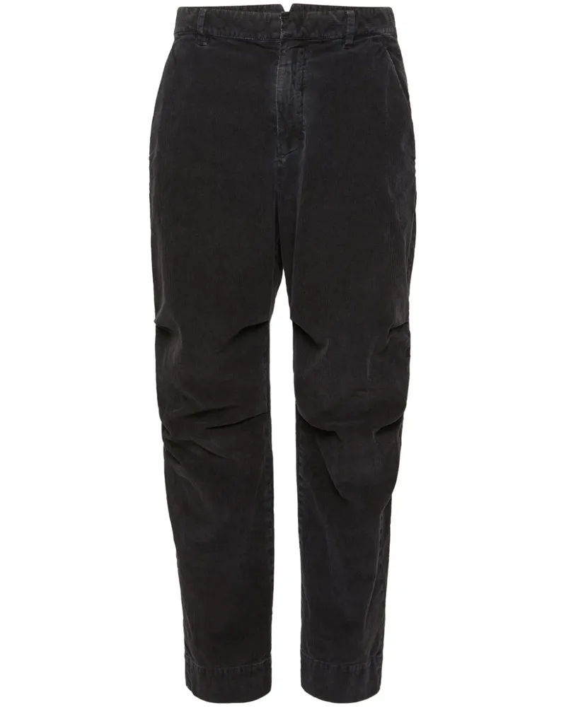 Dsquared2 Straight-Leg-Jeans mit Logo-Schild - Schwarz Schwarz
