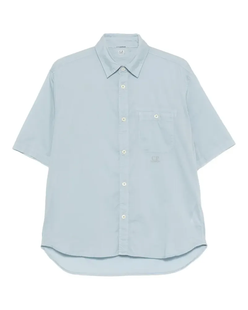 C.P. Company short-sleeve chest-pocket shirt - Blau Blau