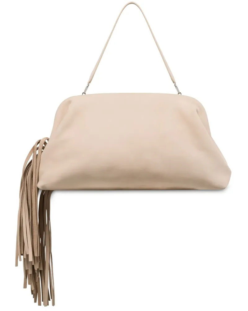 Philosophy Di Lorenzo Serafini Clutch mit Fransen - Nude Nude