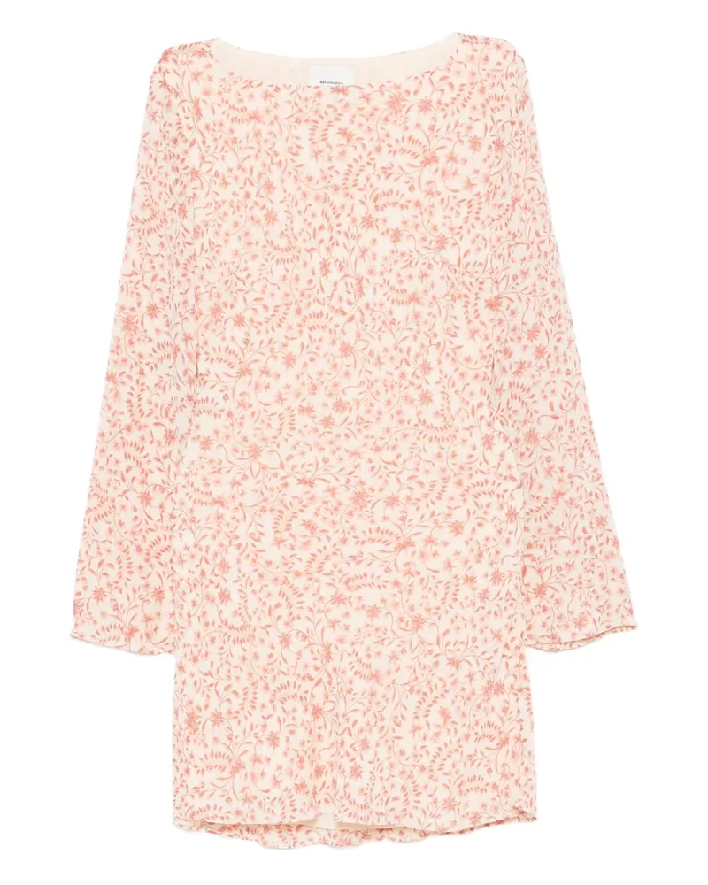 Reformation Esra Kleid - Nude Nude