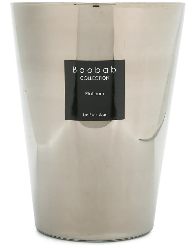 Baobab Collection Platinum candle - Metallic Metallic