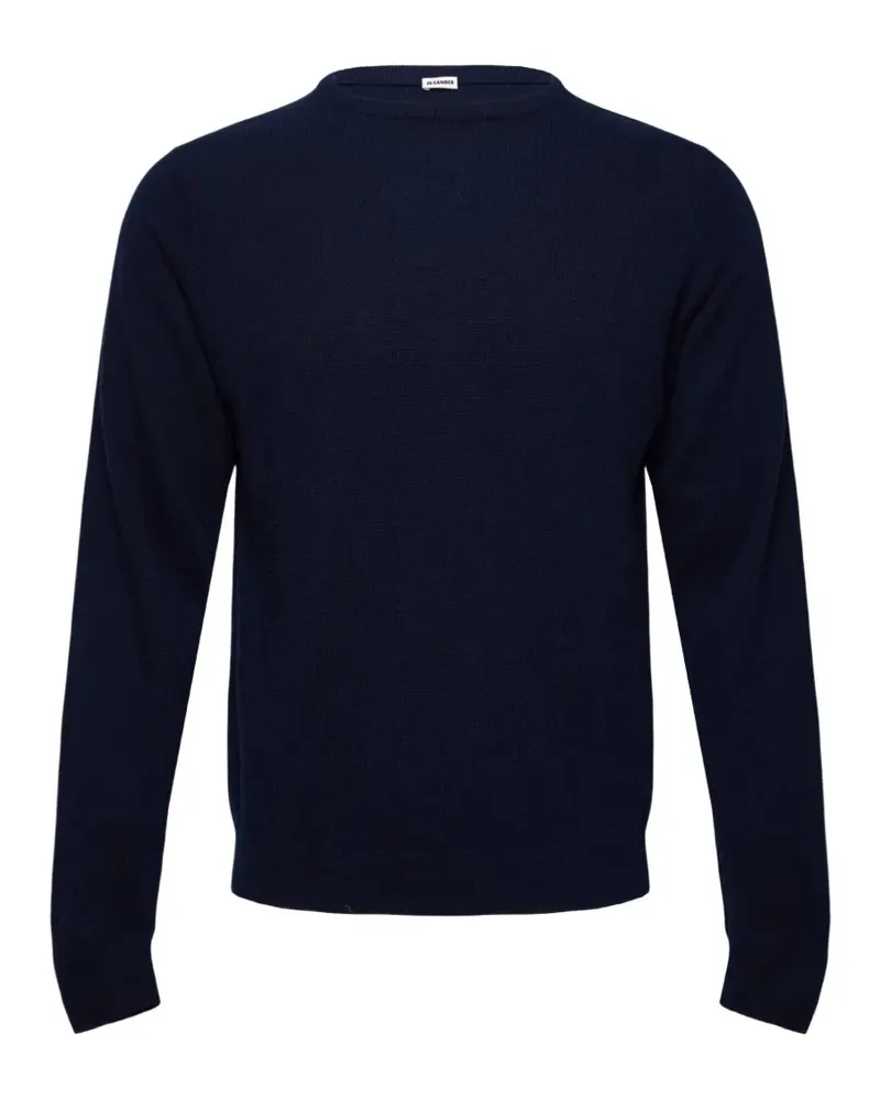 Jil Sander fine-knit sweater - Blau Blau