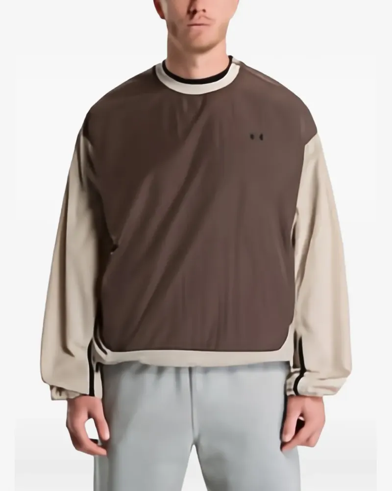 Under Armour Unstoppable CW Pullover mit rundem Ausschnitt - Braun Braun