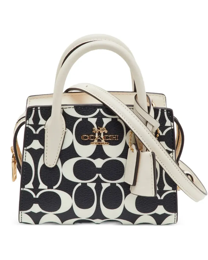 Coach Andrea Carryall Signature Handtasche - Weiß Weiß