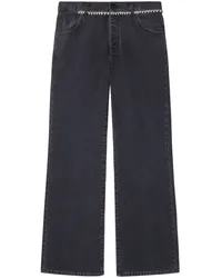 OFF-WHITE Weite Jeans Schwarz