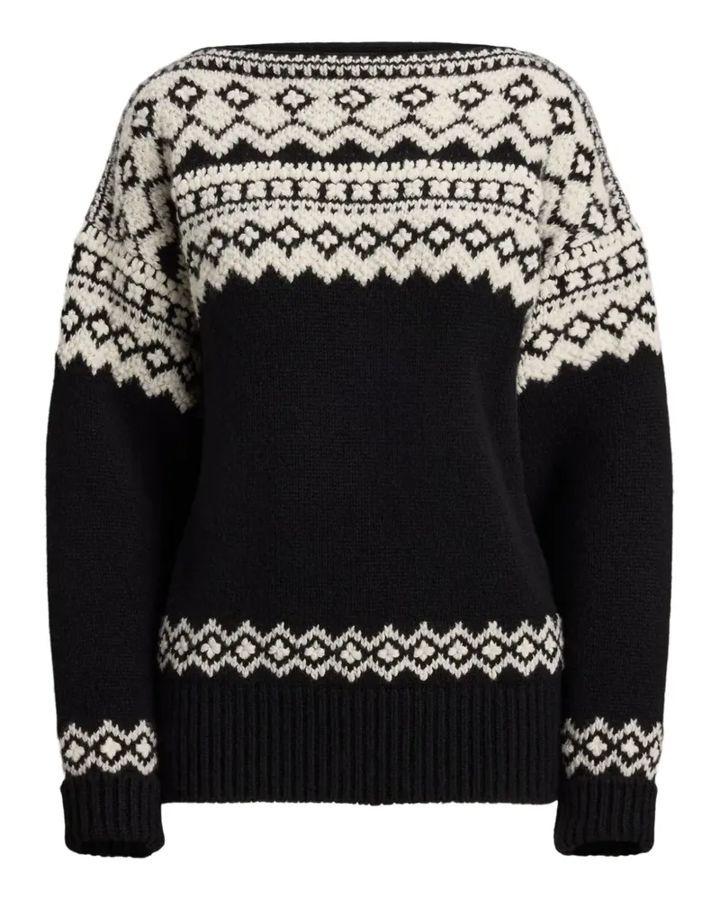 Ralph Lauren Pullover mit geometrischem Muster - Schwarz Schwarz