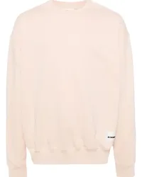 Jil Sander Sweatshirt mit Logo-Applikation Rosa