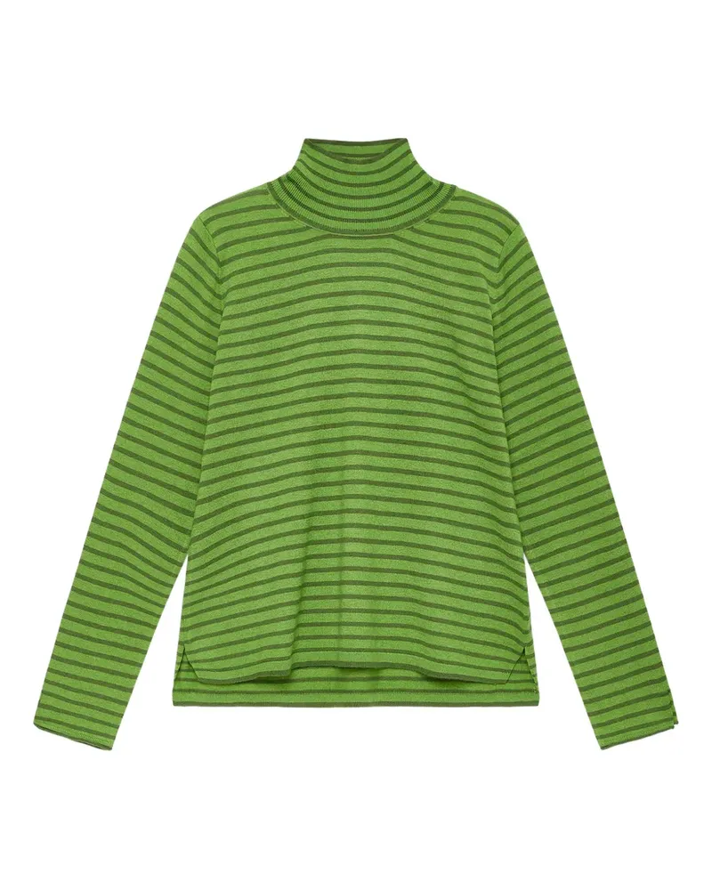 Maliparmi striped roll-neck top - Grün Grün