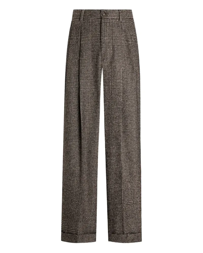 Dolce & Gabbana Weite Hose mit Faltendetail - Grau Grau
