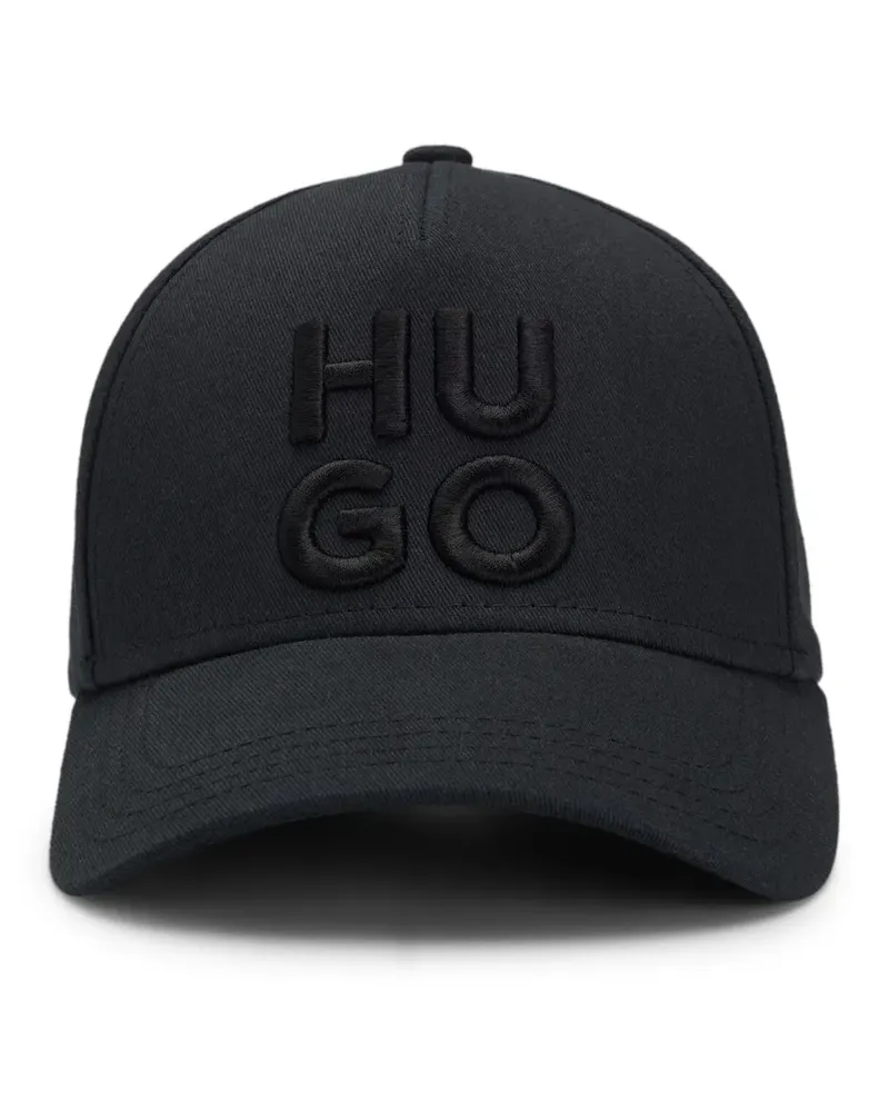 HUGO BOSS Baseballkappe mit Logo-Stickerei - Schwarz Schwarz