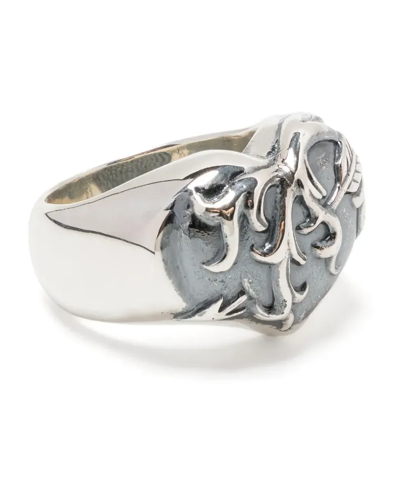 Yohji Yamamoto Ring mit Herz - Silber Silber