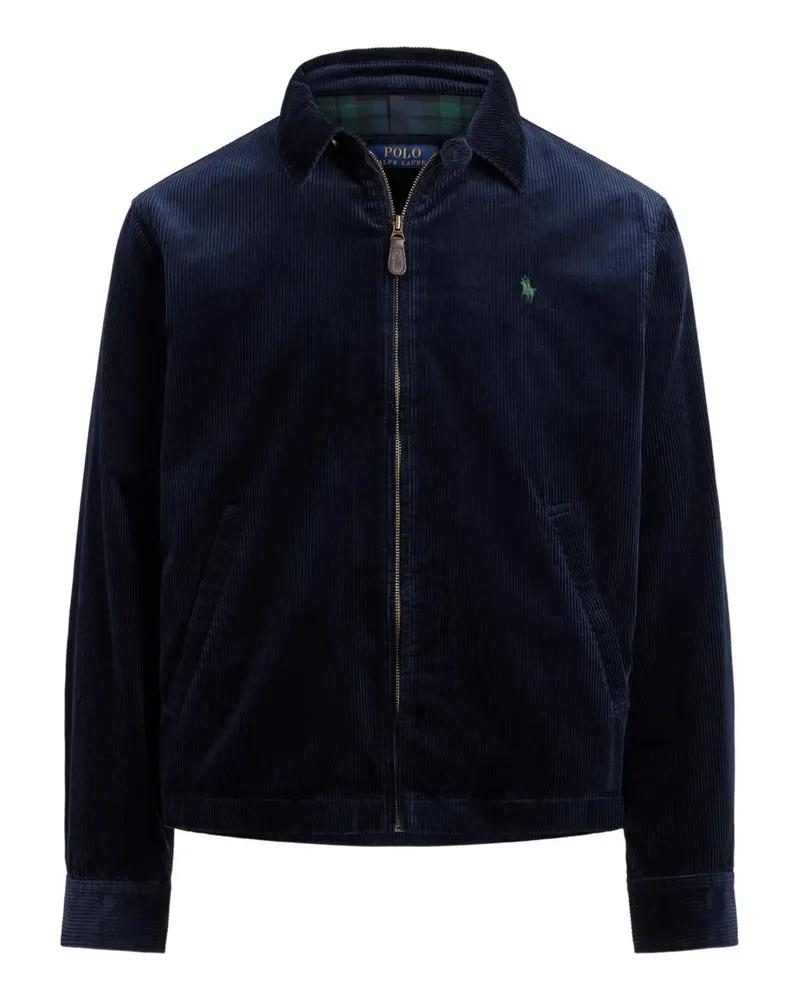 Ralph Lauren 8 Wale Windbreaker aus Cord - Blau Blau