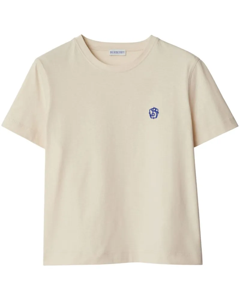 Burberry Kastiges T-Shirt - Nude Nude