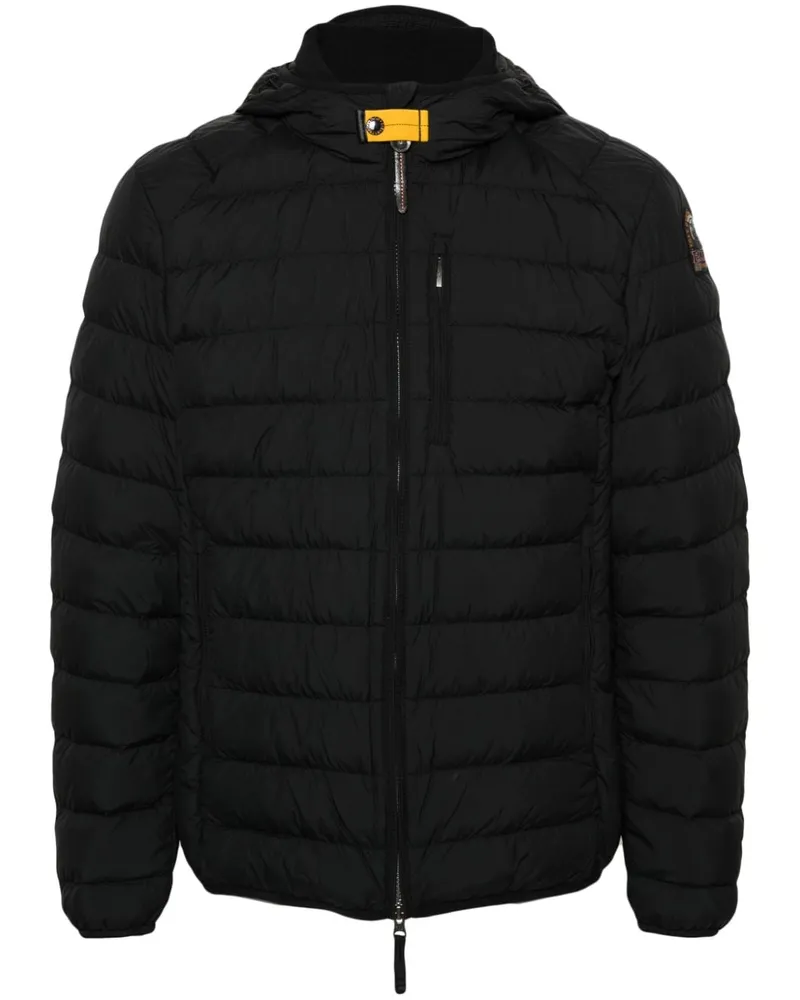 Parajumpers Gefütterte Last Minute Kapuzenjacke - Schwarz Schwarz