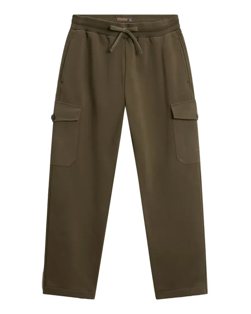 Woolrich Jogginghose mit Fleece-Struktur - Grün Grün