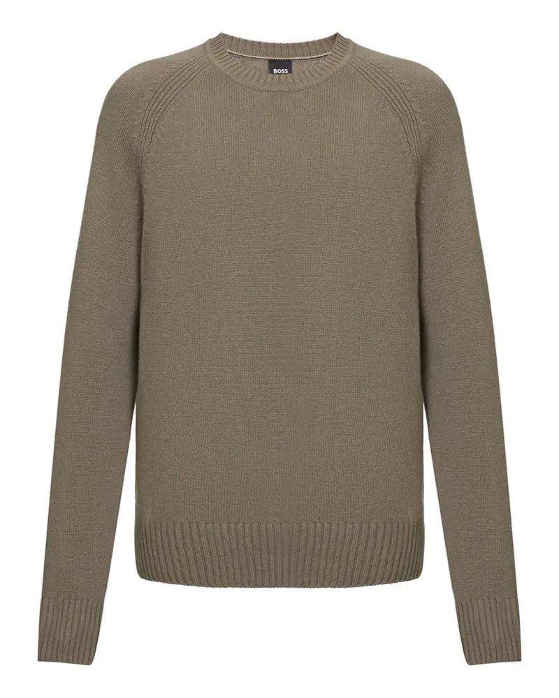 HUGO BOSS Pullover mit Raglanärmeln - Braun Braun