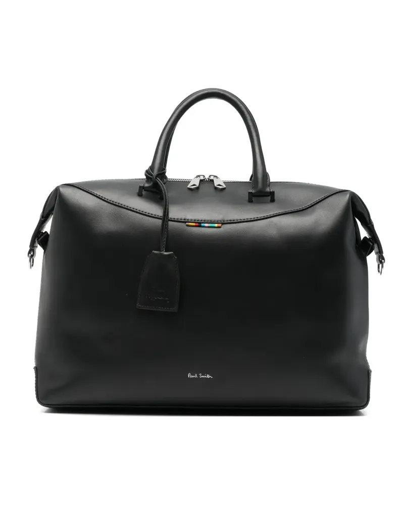 Paul Smith Aktentasche mit Signature-Streifen - Schwarz Schwarz