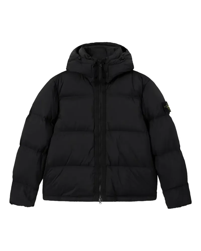 Stone Island padded Compass-patch jacket - Schwarz Schwarz