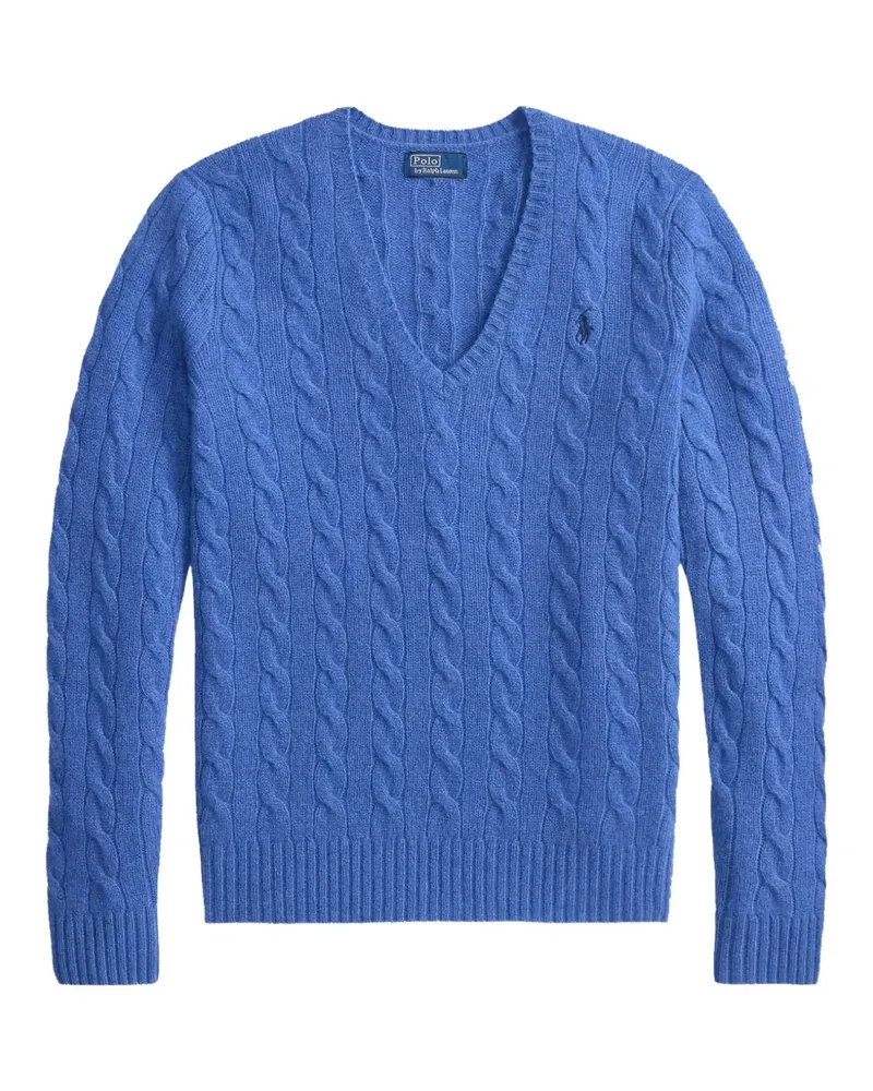 Ralph Lauren Pullover mit Zopfmuster - Blau Blau