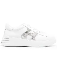 Hogan Sneakers mit Strass Weiß