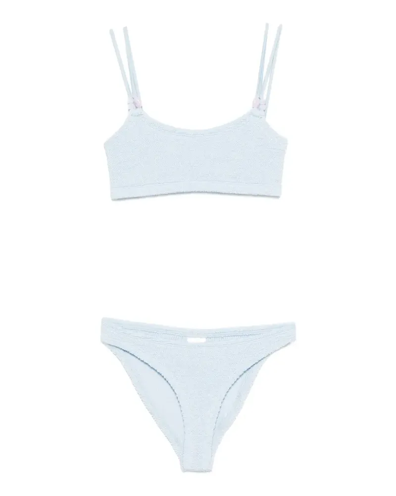 Hunza G Cassie beaded bikini - Blau Blau