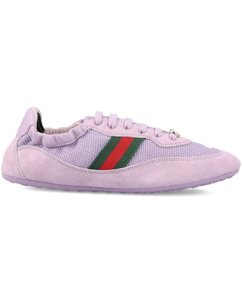 Gucci Shift Sneakers mit Webstreifen - Violett Violett