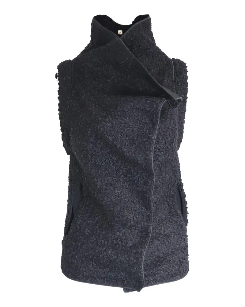 Roland Mouret draped collar vest - Schwarz Schwarz