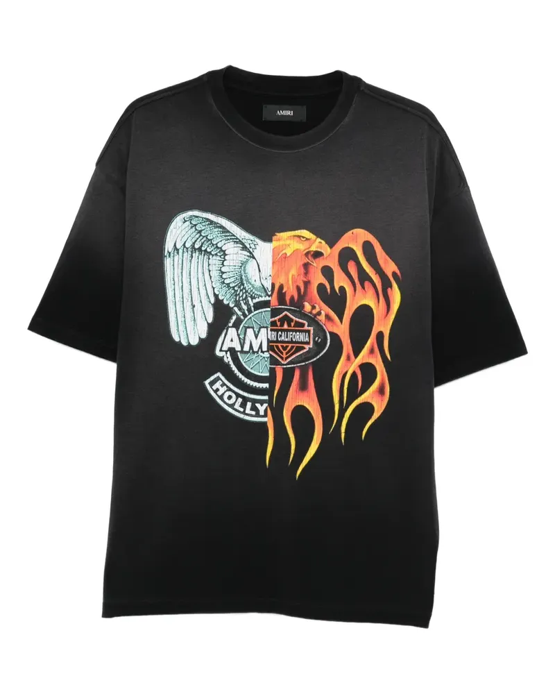 Amiri T-Shirt mit grafischem Print - Schwarz Schwarz