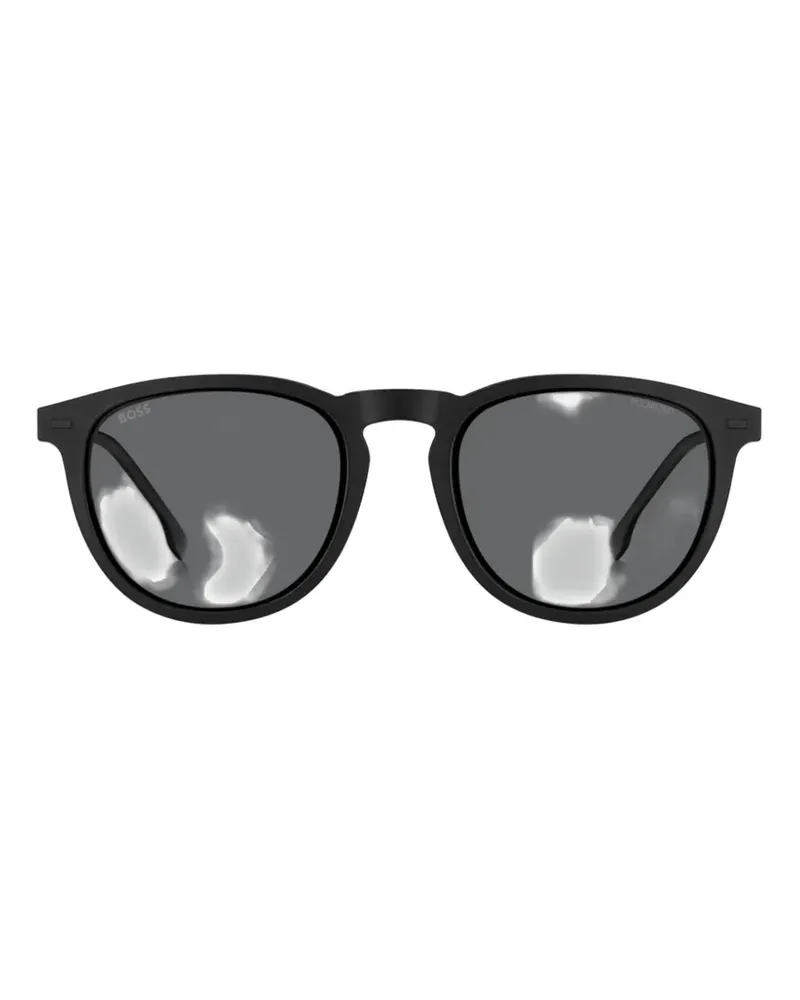 HUGO BOSS round sunglasses - Schwarz Schwarz