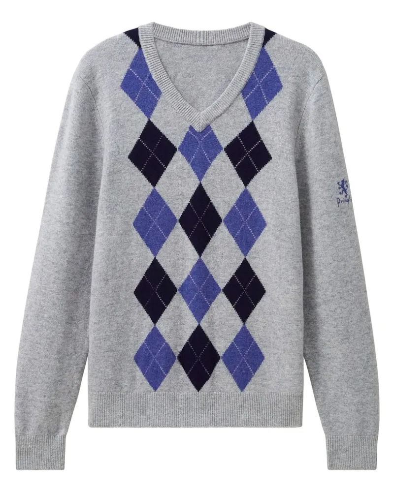 Pringle of Scotland Pullover mit Argyle-Muster - Grau Grau