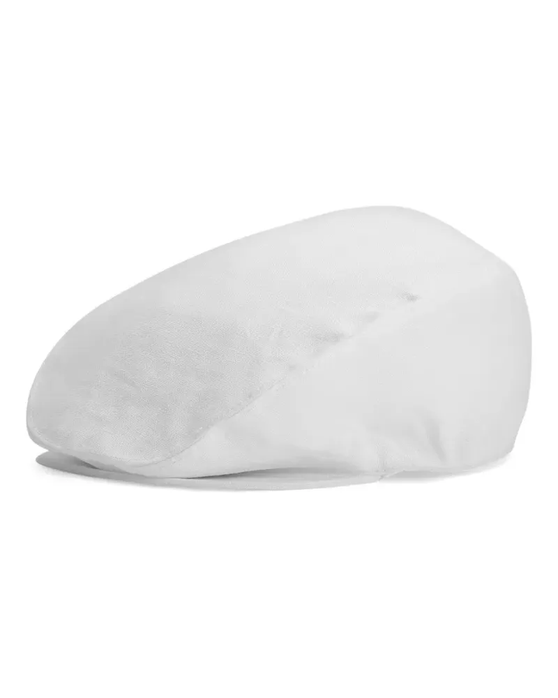 Dolce & Gabbana Schiebermütze aus Leinen - Weiß Weiß