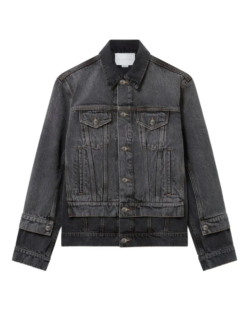 Stella McCartney double-layered denim jacket - Grau Grau