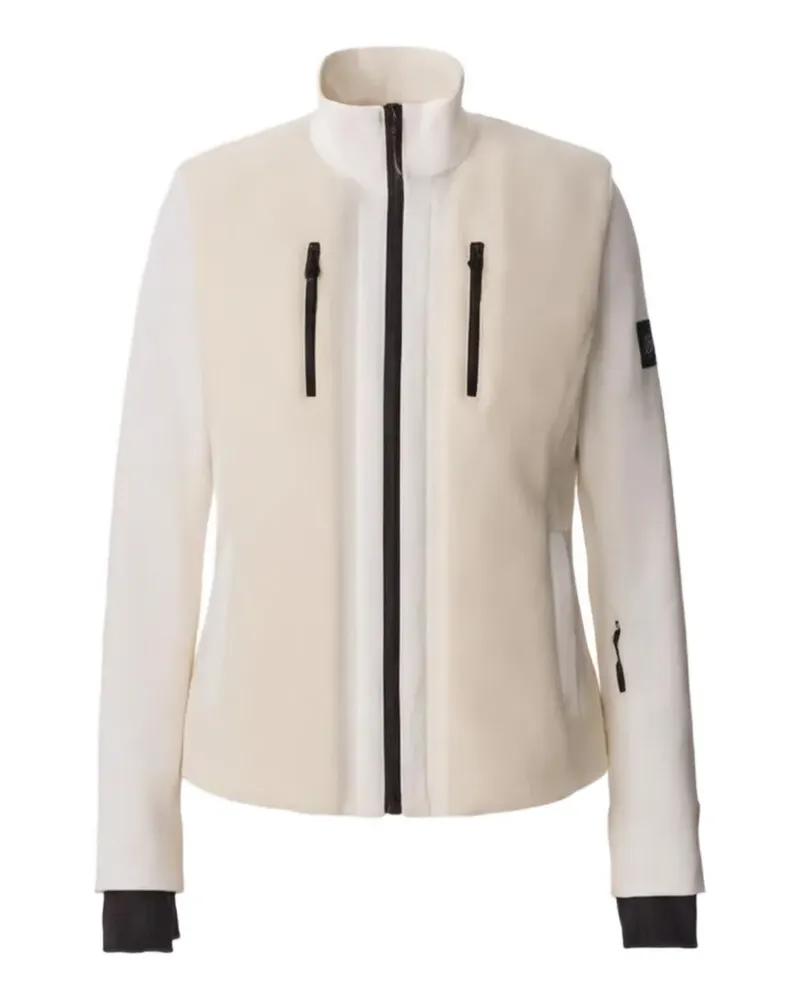 Mackage Dewi fleece-panel ski jacket - Weiß Weiß