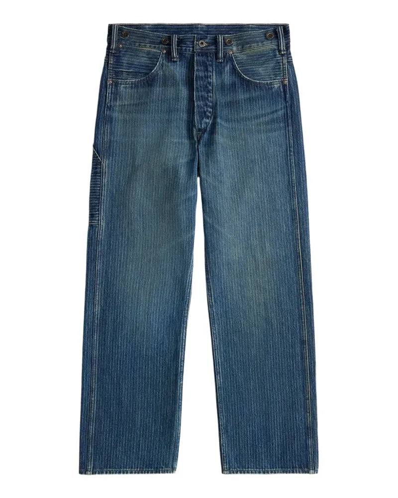 Ralph Lauren Gestreifte Jeans - Blau Blau