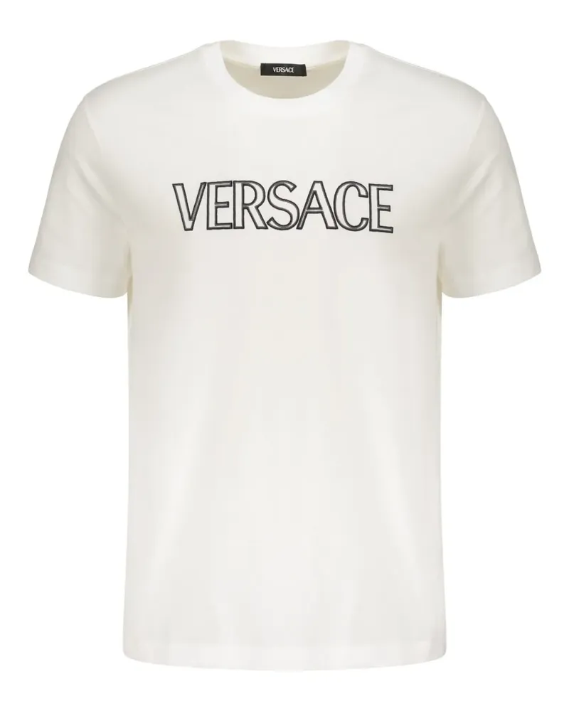Versace T-Shirt aus Baumwolle - Weiß Weiß