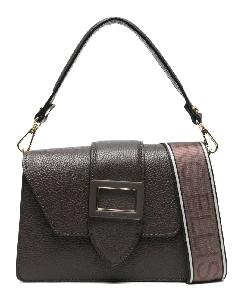 MARC ELLIS Kourtney Schultertasche mit Schnalle - Braun Braun