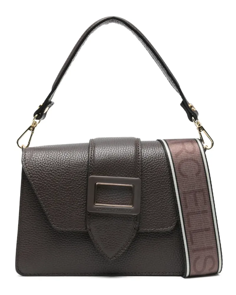 MARC ELLIS Kourtney Schultertasche mit Schnalle - Braun Braun