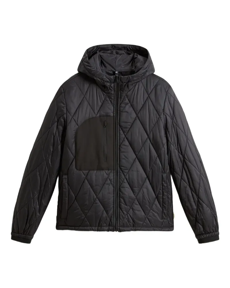 Woolrich diamond-pattern jacket - Schwarz Schwarz