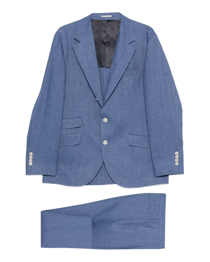 Brunello Cucinelli linen suit - Blau Blau