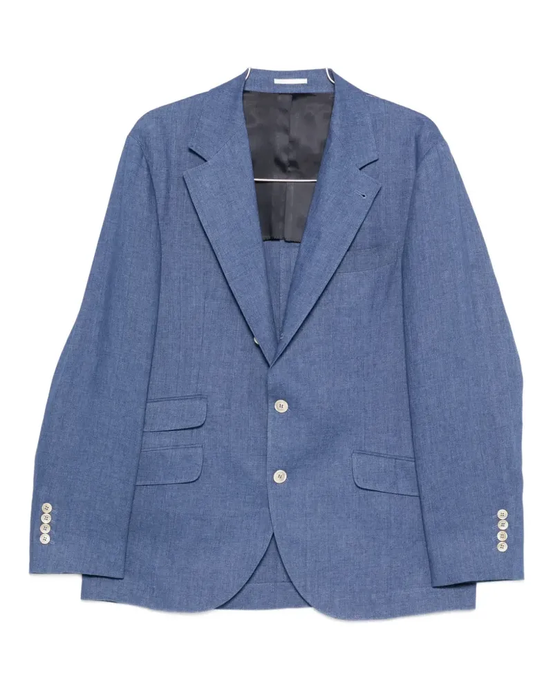 Brunello Cucinelli linen suit - Blau Blau
