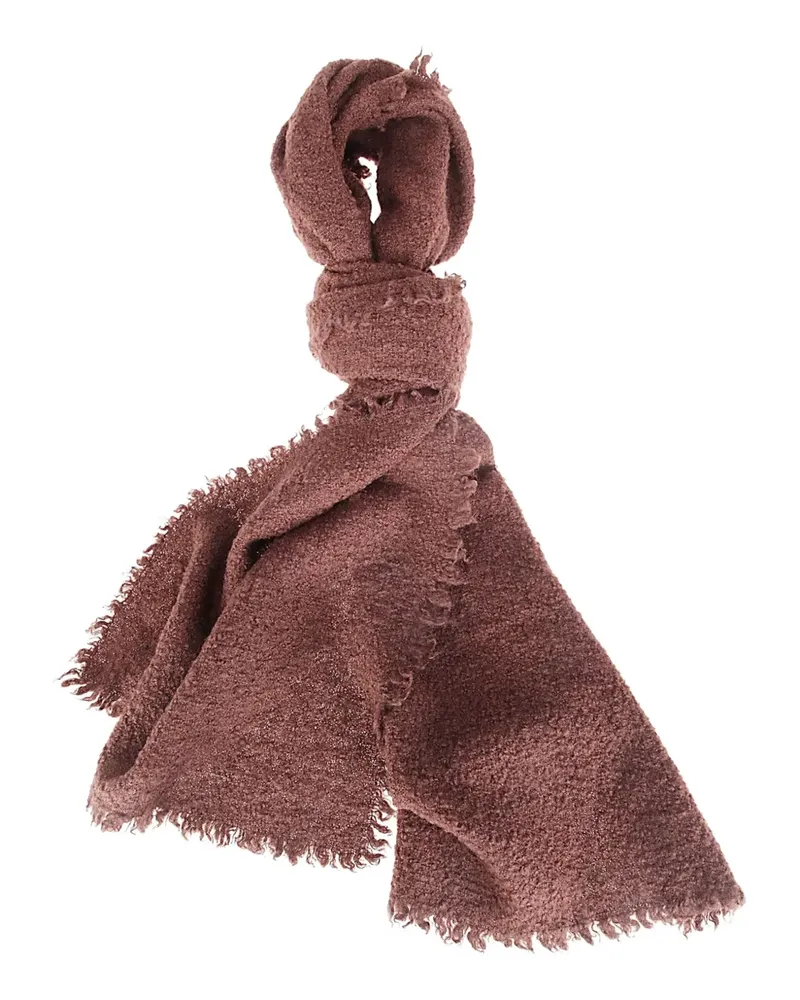 Faliero Sarti Alexina frayed scarf - Braun Braun