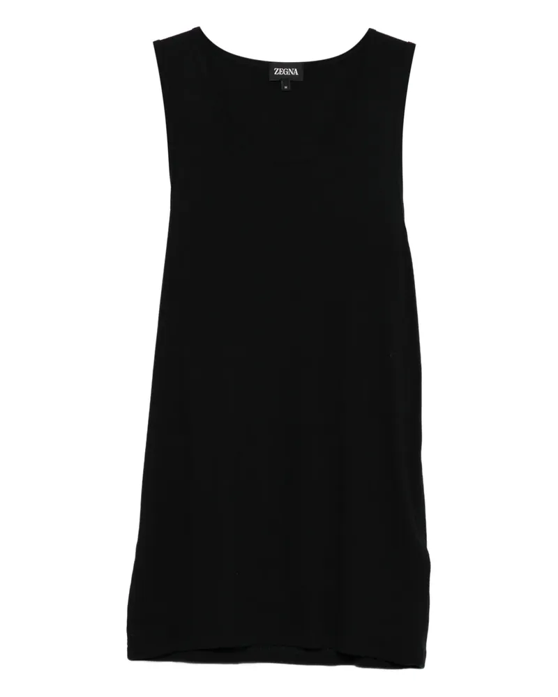 Ermenegildo Zegna ribbed tank top - Schwarz Schwarz