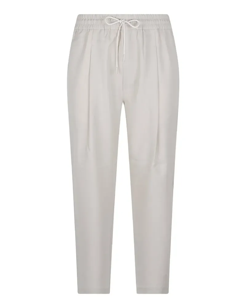 Drôle de Monsieur pleated drawstring-waist trousers - Nude Nude